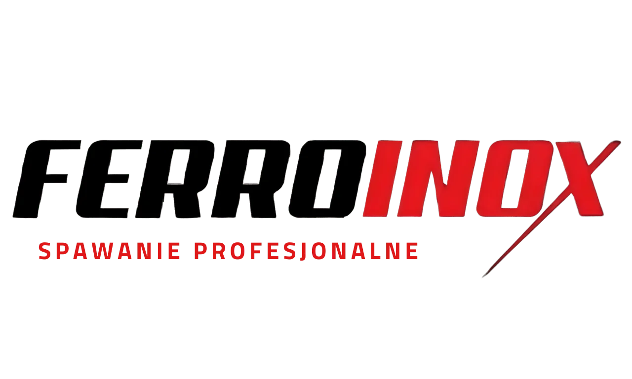 Na zdjęciu widać logo firmy Ferroinox, która specjalizuje się w profesjonalnych usługach spawalniczych we Wrocławiu i okolicach.